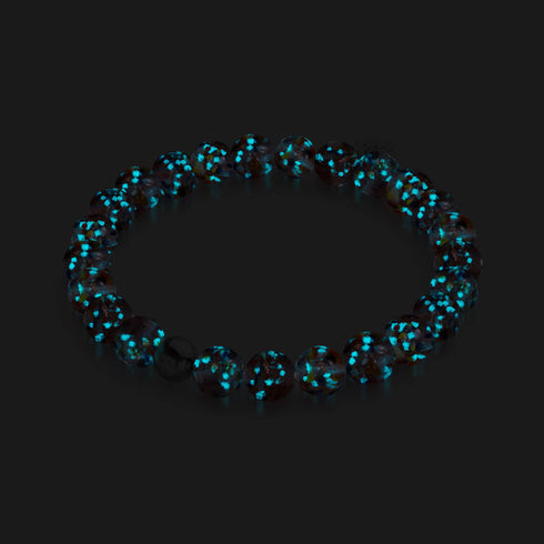 Indigo | Firefly Glass Confetti Bracelet